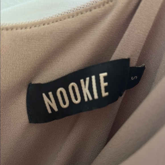 Nookie White Ruched Mini Dress - Picture 3 of 7